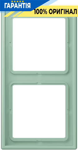 Рамка 2-постова Jung LS990 LC982217 з дюропласту, колір vert anglais clair (32041)