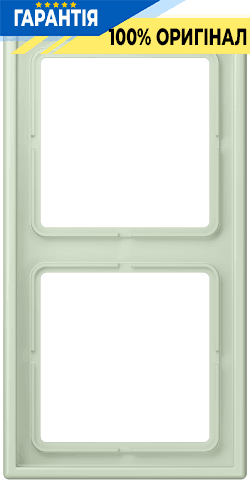 Рамка 2-постова Jung LS990 LC982218 дюропласт, колір vert anglais pâle