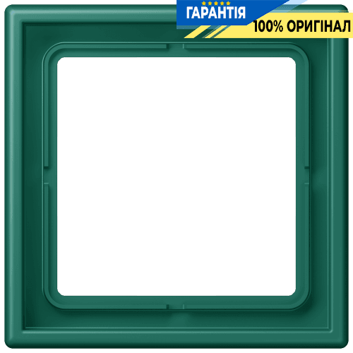 Рамка 1-постова Jung LS990 LC981216 з дюропласту, колір vert anglais (32040)