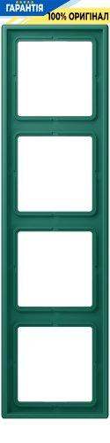 Рамка 4-постова Jung LS990 LC984216 з дюропласту, колір vert anglais (32040)