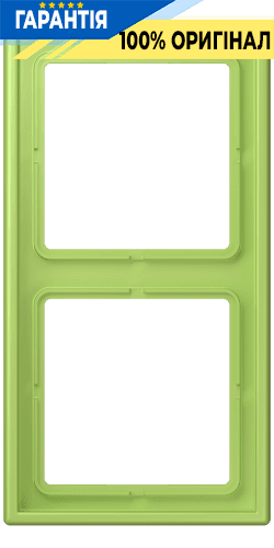 Рамка 2-постова Jung LS990 LC982221 дюропласт, vert clair, світлий колір