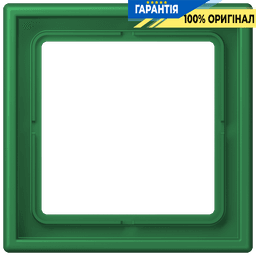 Рамка 1-постова Jung LS990 LC981219 з дюропласту, колір vert foncé (32050)