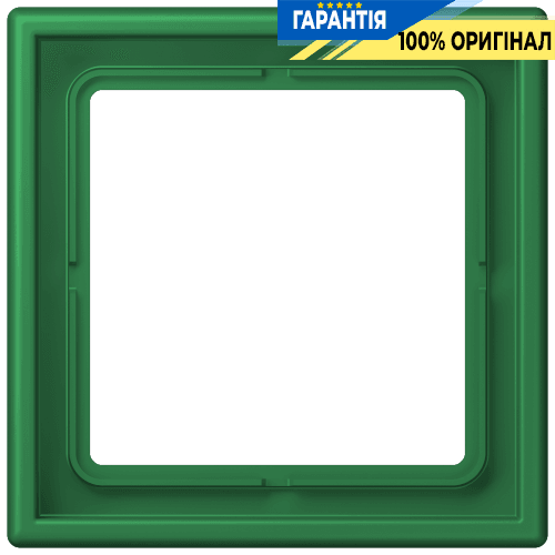 Рамка 1-постова Jung LS990 LC981219 з дюропласту, колір vert foncé (32050)