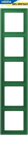 Рамка 5-постова Jung LS990 LC985219 дюропласт, колір vert foncé