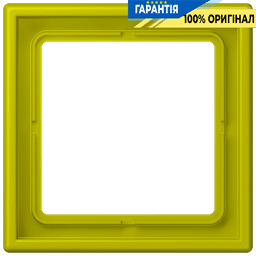 Рамка 1-постова Jung LS990 LC981249 дюропласт, колір vert olive vif