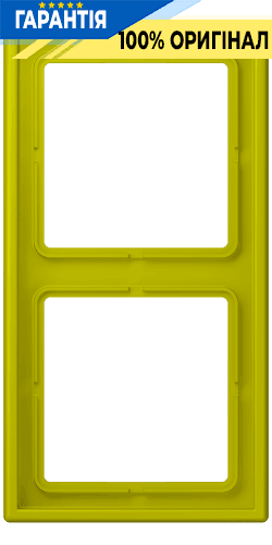 Рамка 2-постова Jung LS990 LC982249 з дюропласту, колір vert olive vif