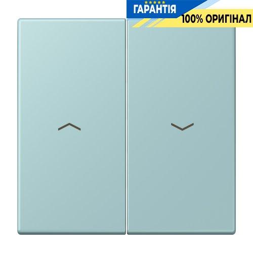 Клавіша 2-а зі стрілками JUNG LC995P214 céruléen clair (32033) для електропанелей