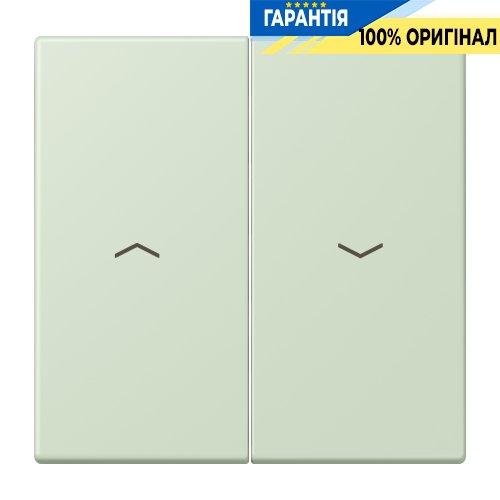 Клавіша 2-а зі стрілками JUNG LC995P218 vert anglais pâle, оригінал