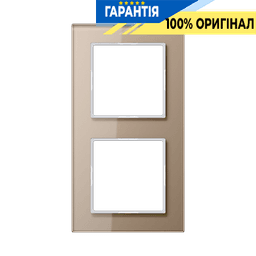 Рамка 2-постова JUNG A-Creation AC582GLCH скло шампань