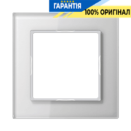 Рамка 1-постова JUNG A-Creation AC581GLWW скло біле