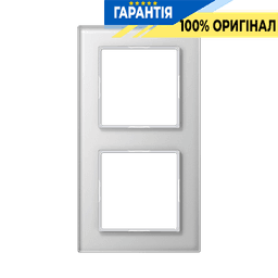 Рамка 2-постова JUNG A-Creation AC582GLWW скло біле