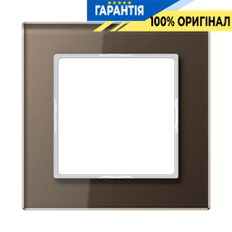 Рамка 1-постова A-Creation AC581GLMO JUNG скло мокко для електроустановок
