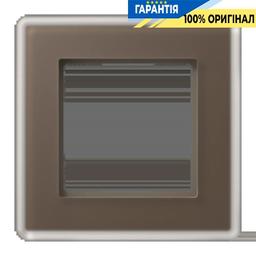 Рамка 1-а Jung AV581GLMMO A VIVA скло матове колір мокко