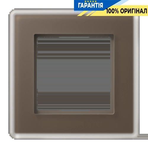 Рамка 1-а Jung AV581GLMMO A VIVA скло матове колір мокко