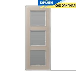 Рамка 3-я Jung AV583GLMCH A VIVA скло матове колір шампанське
