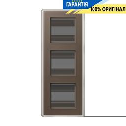 Рамка 3-я Jung AV583GLMMO A VIVA скло матове колір мокко