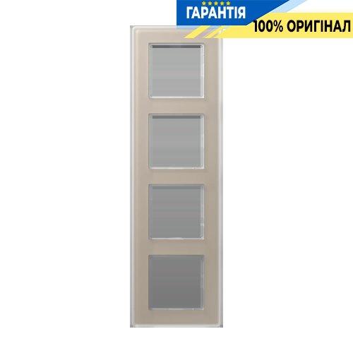 Рамка 4-а AV584GLMCH A VIVA Jung скло матове колір шампанське