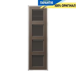 Рамка 4-я Jung AV584GLMMO A VIVA скло матове колір мокко