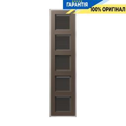 Рамка 5-а Jung AV585GLMMO A VIVA скло матове колір мокко