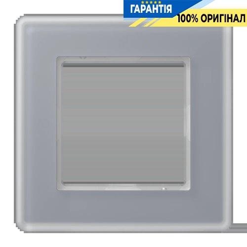 Рамка 1-ша AV581GLMKG A VIVA Jung скло матове сірий