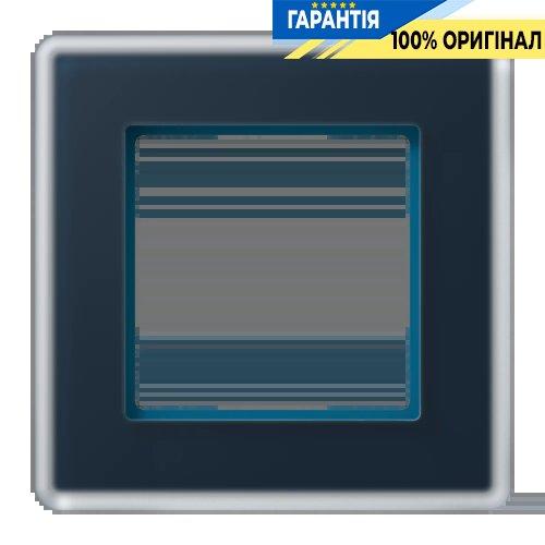 Рамка 1-ша Jung AV581GLMNB A VIVA скло матове глибокий синій