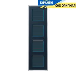 Рамка 4-я Jung AV584GLMNB A VIVA скло матове глибокий синій