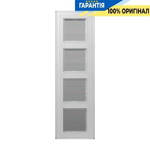 Рамка 4-я Jung AV584GLMWW A VIVA скло матове біла