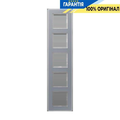 Рамка 5-а Jung AV585GLMKG A VIVA скло матове сірий колір