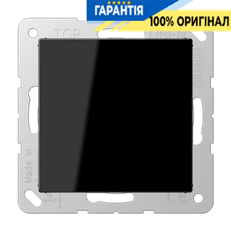 Заглушка JUNG A594-0SW чорного кольору для електроустановок