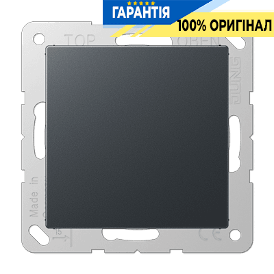 Заглушка Jung A500 A594-0ANM матовий антрацит, оригінальна деталь для електроустановок