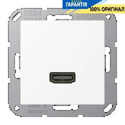 Розетка HDMI 2.0 тип А Jung A550/Flow MAA1112WWM, білосніжний матовий