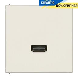 Розетка HDMI 2.0 типу А Jung LS990 MALS1112, колір слонова кістка