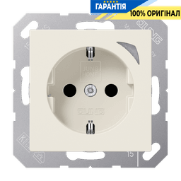 Розетка з заземленням 250V 16A JUNG HOME BTA1521S слонова кістка
