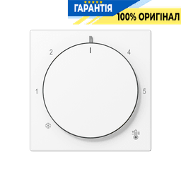 Панель для терморегулятора теплої підлоги JUNG A1749BFWWM, білий матовий