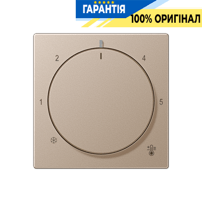 Панель для терморегулятора теплої підлоги JUNG A1749BFCH, колір шампань