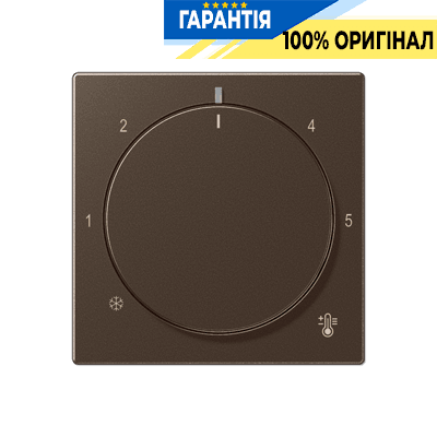 Панель для терморегулятора теплої підлоги JUNG A1749BFMO, колір мокко