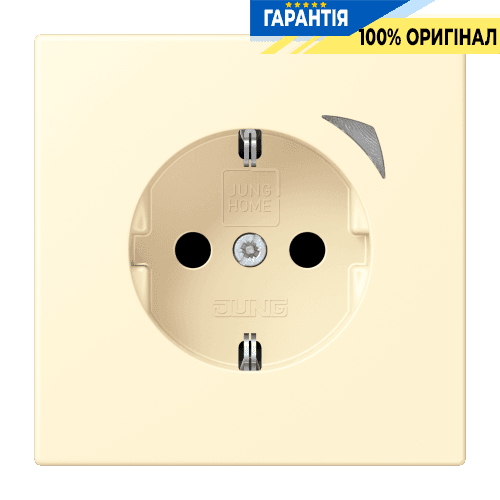 Розумна розетка із заземленням 250V/16А JUNG HOME BTLC1521S201, біла