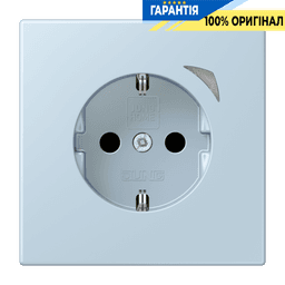 Розумна розетка з заземленням 250V/16А JUNG HOME BTLC1521S208, outremer clair