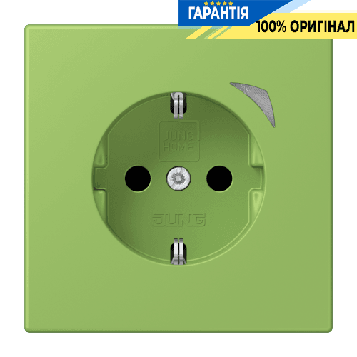 Розумна розетка з заземленням JUNG HOME BTLC1521S220, 250V/16А, вертикальна (32051)
