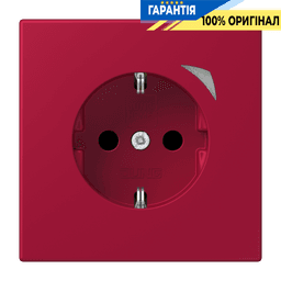 Розумна розетка із заземленням 250V/16А JUNG HOME BTLC1521S229, rouge carmin