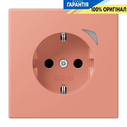 Розумна розетка з заземленням 250V 16А JUNG HOME BTLC1521S233, l’ocre rouge moyen