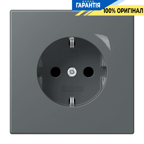 Розумна розетка з заземленням 250V/16A JUNG HOME Energy BTLC1521SE202, gris foncé 31