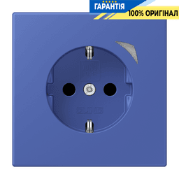Розумна розетка з заземленням 250V/16А JUNG HOME Energy BTLC1521SE206, синій bleu outremer 31