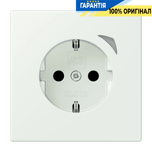 Розумна розетка з заземленням 250V/16А JUNG HOME Energy BTLC1521SE210, outremer gris