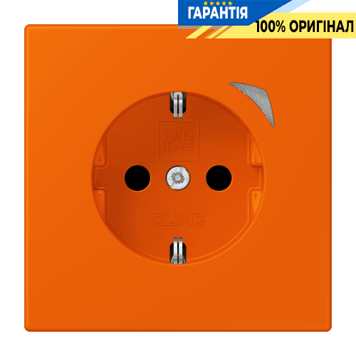 Розумна розетка з заземленням 250V/16A JUNG HOME Energy BTLC1521SE224, помаранчева