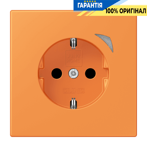 Розумна розетка із заземленням 250V/16A JUNG HOME Energy BTLC1521SE225, оранжевий (32081)