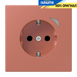 Розумна розетка з заземленням 250V 16А JUNG HOME Energy BTLC1521SE236, terre sienne brique