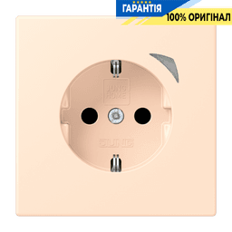 Розумна розетка із заземленням 250V/16А JUNG HOME Energy BTLC1521SE238, колір terre sienne pâle