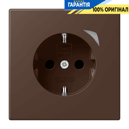 Розумна розетка з заземленням 250V/16A JUNG HOME Energy BTLC1521SE239, terre d’ombre brûlée 31 (32130)