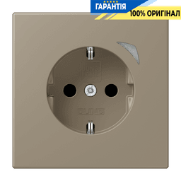 Розумна розетка з заземленням 250V/16A JUNG HOME Energy BTLC1521SE242, ombre naturelle moyenne (32141)